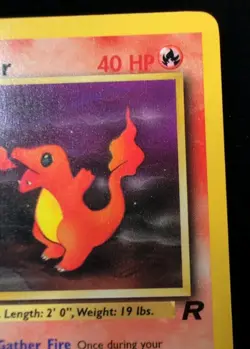 Pokemon TCG Team Rockets Charmander 1st Edition - Image 4