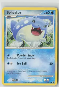 Spheal 82/111 Common Rising Rivals Pokemon Heavily Played - Image 1