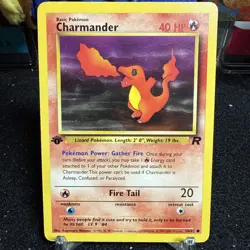 Pokemon Charmander 50/82 Team Rocket 1st Edition Common WOTC English - Image 1