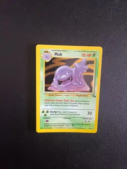 Carte Pokemon MUK 13/62 HOLO Fossil Wizards English Grotadmorv - Image 1