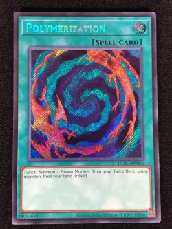 Yugioh Polymerization LCKC-EN026 Secret (NM) - Image 1