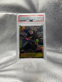 One Piece Roronoa Zoro Illustration Box Vol 3 Promo Op07-113 Psa 10 - Image 1
