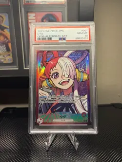 2024 One Piece OP06-001 Uta PSA 10 Alt Art Leader Wings of the Captain Japanese - Image 1