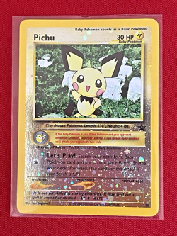 Pokemon card Pokemon Black Star Promo HOLO PICHU #35 - Image 1