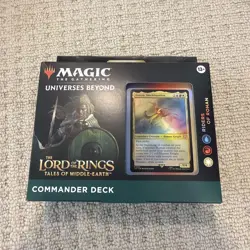 Magic MTG Lord of the Rings Commander Deck + Booster - Image 1