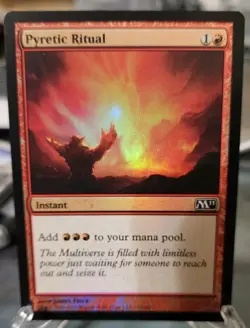 Pyretic Ritual FOIL MTG Magic Mystery Boosters English NM-Mint - Image 1