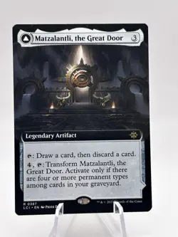 Matzalantli, the Great Door 0387 Extended Art Lost Caverns of Ixalan LCI MTG NM - Image 1