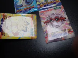 Pokemon Bandai Waterproof Bathroom Menko Card x4 Dratini Meowth etc #5654 - Image 5