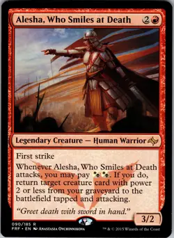 Alesha, Who Smiles at Death Fate Reforged Rare NM Magic: The Gathering 90 Normal - Image 1