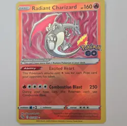 Radiant Charizard 011/078 Pokemon GO Radiant Rare Holo ENG 2022 - Image 1
