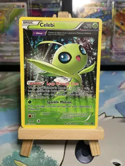 Celebi XY93 Black Star Promo Full Art Cosmos Holo Pokemon NM - Image 1