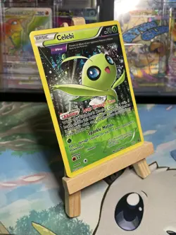 Celebi XY93 Black Star Promo Full Art Cosmos Holo Pokemon NM - Image 2
