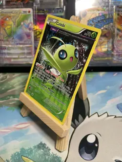 Celebi XY93 Black Star Promo Full Art Cosmos Holo Pokemon NM - Image 3