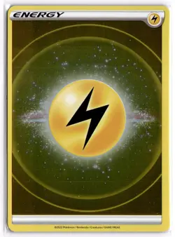 Pokemon TCG Lightning Energy (2022 Unnumbered) Brilliant Stars Reverse Holo - Image 1