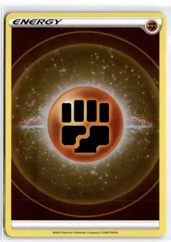 Pokemon TCG Fighting Energy (2022 Unnumbered) Brilliant Stars Reverse Holo - Image 1