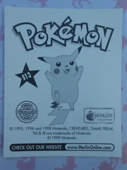 RAMOLOSS/SLOWPOKE #S13 - STICKER MERLIN COLLECTION 99 - POKEMON - TRES BON ETAT - Image 4