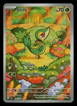 Snivy 087/086 Holo Illustration Rare Black Bolt Pokemon Near Mint - Image 1