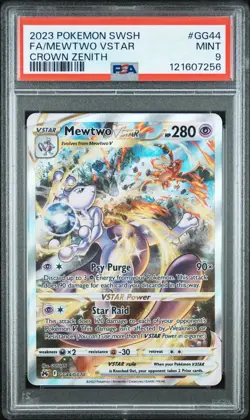 2023-24 POKEMON FULL ART/MEWTWO VSTAR & BSP FA/Charizard UPC Set PSA 9 - Image 1