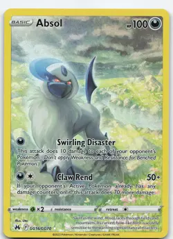Absol GG16/GG70 Ultra Rare Holo Crown Zenith: Galarian Gallery NM Pokemon - Image 1