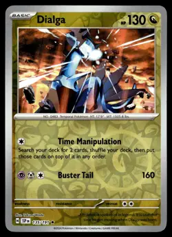 DIALGA 135/191 Rare Surging Sparks Pokemon Reverse Holo NM - Image 1