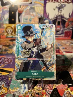 Sabo OP09-027 3rd Anniversary Alt Art Promo English Near Mint One Piece TCG - Image 1