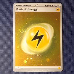 HD Lightning Energy SVE 004 - 151 - Holo Mew Tail Swirl Pokemon Card - NM - Image 1