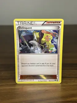 Delinquent Trainer 98a/122 Alternate Art Holo Promo Pokemon Card - Image 1