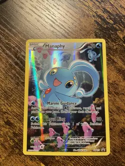 Pokemon Manaphy Holo Rare Card Platinum 3/130 Basic 70 HP English 2009 - Image 1