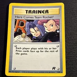 Here Comes Team Rocket 15/82 Pokemon TCG Holo Foil Rare Card Lightly Played LP - Image 1