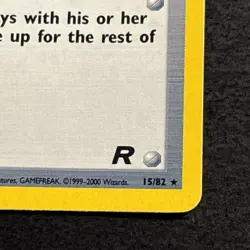 Here Comes Team Rocket 15/82 Pokemon TCG Holo Foil Rare Card Lightly Played LP - Image 4
