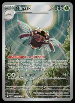Pokemon Cards Ninjask 137/132 Mega Evolution Illustration Rare NM - Image 1