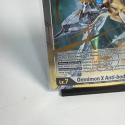 Omnimon X Anti-body BT5-111 SEC Digimon CCG Battle of Omni NM Card - Image 5