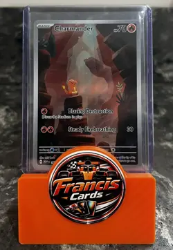 Pokemon TCG - Charmander - Illustration Rare Card S&V-151 168/165 - Image 1
