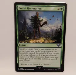 Entish Restoration MTG LOTR #0163 Regular Uncommon Instant Green EN - Near Mint - Image 1