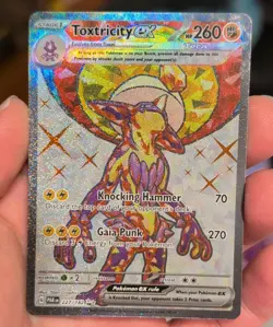 TOXTRICITY EX 227/182 Pokemon SV04 Paradox Rift Ultra Rare Full Art Holo Eng - Image 1