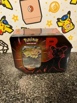 Pokemon TCG Team Rocket Persian Destined Rivals Tin Brand New SEALED - Image 1