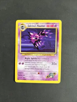 Pokemon TCG Sabrina's Haunter Gym Heroes 58/132 Regular Unlimited Uncommon - MP - Image 1