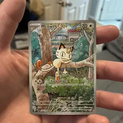 Meowth 106/094 Illustration Rare Phantasmal Flames Pokemon Eng POTENTIAL PSA 10 - Image 1