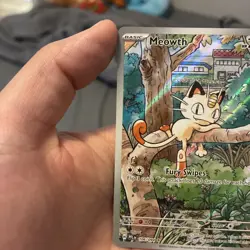 Meowth 106/094 Illustration Rare Phantasmal Flames Pokemon Eng POTENTIAL PSA 10 - Image 5