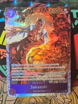 IN HAND! Sakazuki SR OP16-065 One Piece Time of Battle ENGLISH - Image 1