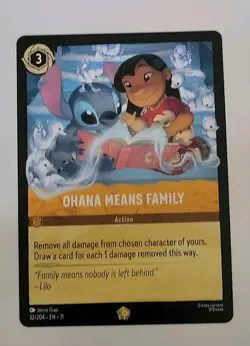 Disney Lorcana TCG - Winterspell: Ohana Means Family (032/204) - Legendary - NM - Image 1