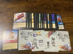Disney Lorcana Cards Bulk 59 Card Lot TCG. Base Cards - Image 1