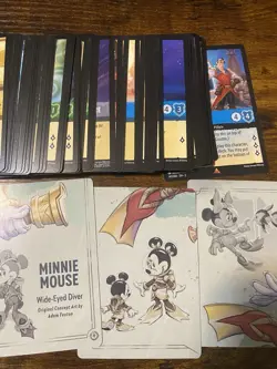 Disney Lorcana Cards Bulk 59 Card Lot TCG. Base Cards - Image 4