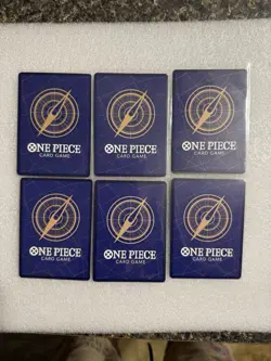 One Piece CCG Mixed Card Lot of 6 Japanese Cards 1-SEC 3-SR’S 2-Rares Nm - Image 2