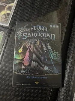 Wizards of the Coast MTG Storm of Saruman Borderless Foil LTR 733 EN 2023 - Image 1
