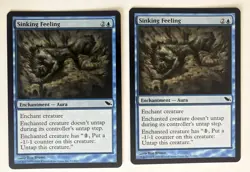 Sinking Feeling (2) NM Shadowmoor MTG Magic the Gathering - Image 1