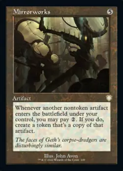 Mirrorworks Light Play, English Magic the Gathering MTG Commander The Brothers' - Image 1
