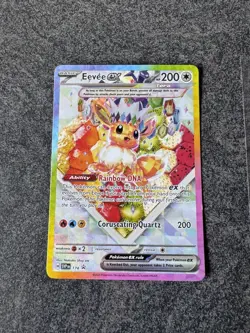 Eevee ex SVP174 Black Star Promo Pokemon TCG Prismatic Evolutions UPC Promo - LP - Image 1