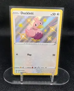 Pokemon TCG Ducklett Shining Fates Sv095/Sv122 Holo Shiny Holo Rare - Image 1