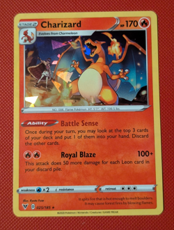 Pokemon - Charizard - 025/185 Cracked Ice Holo - Vivid Voltage - Image 1